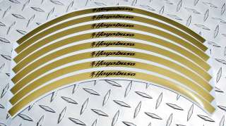   Hayabusa Kanji Logo Rim Stripes / Tape GSXR GSX1300R BUSA  