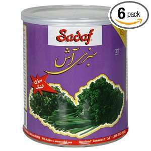 Sadaf Sabzi Aash, Dehydrated Herbs, 2 Ounce Canister (Pack of 6 