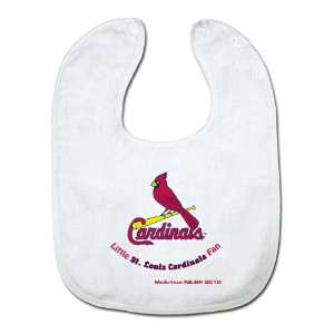  MLB St. Louis Cardinals White Snap Bib with Team Logo 