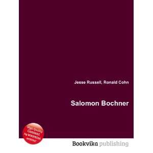  Salomon Bochner Ronald Cohn Jesse Russell Books