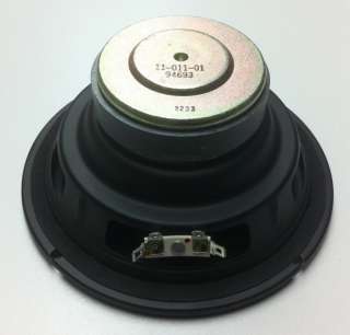 Inch Woofer. Poly Cone Rubber Surround 8 Ohm. Standard Size 