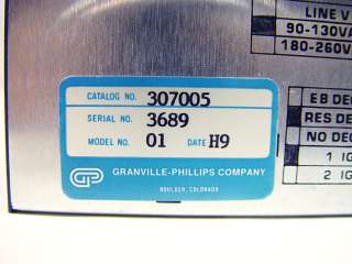 Granville Phillips 307 Vacuum Gauge Controller 307005  
