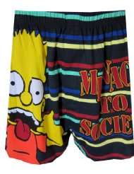Bart Simpson Menace to Society Boxer Shorts for men