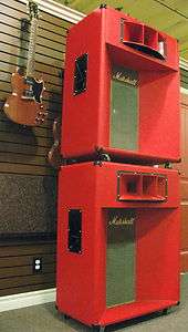 1973/1979 Red Marshall Model 2052 Guitar Bass P.A./Amplifier Speakers 