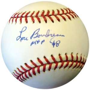 Lou Boudreau Autographed AL Baseball MVP PSA/DNA Sports 