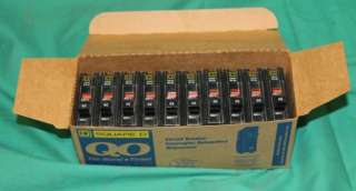 Square D Q0120 20a 20 amp Circuit Breaker box 10 1 pole  
