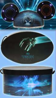 Disney Tron Legacy Mickey Ear Hat & Box LE 1000 New Pictures of 