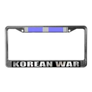  Korean War Veteran Ribbon Military License Plate Frame by 
