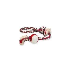  Castor & Pollux Red Rover Rope Tug, with Tennis Ball and 