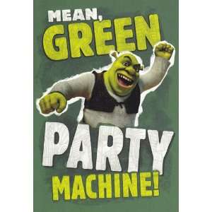  Birthday Card Shrek Mean Green Party Machine Health 