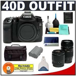  Canon EOS 40D 10.1MP Digital SLR Camera + Tamron Autofocus 