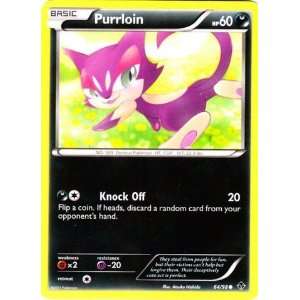  Pokemon   Purrloin (64)   Emerging Powers Toys & Games