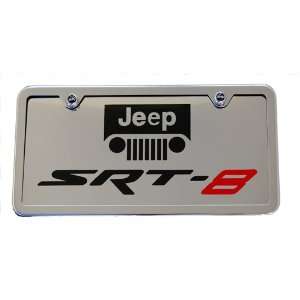  Jeep Grand Cherokee SRT8 Chrome License Plate Frame and 