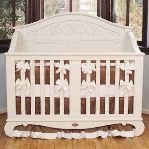  Bratt Decor Chelsea Lifetime Convertible Crib in White 