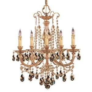 Crystorama 475 OB GT MWP Crystal Olde Brass Chandelier Etta Collection