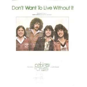  Sheet Music Dont Want To Live Without It Pablo Cruise 188 