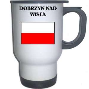  Poland   DOBRZYN NAD WISLA White Stainless Steel Mug 