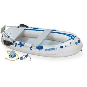 Sea Eagle SE8 9 Foot 7 Inch Motormount Inflatable Boat with Fisherman 