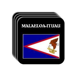 American Samoa   MALAELOA ITUAU Set of 4 Mini Mousepad Coasters