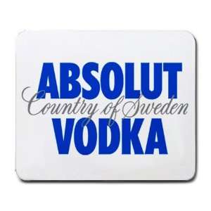 absolut vodka LOGO mouse pad
