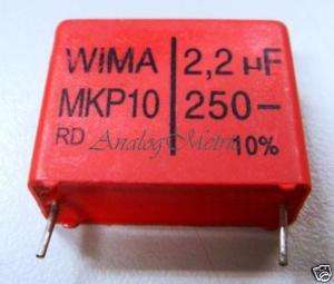 WIMA MKP10 Polypropylene Film 2.2uF/250V Cap (2PCS)  