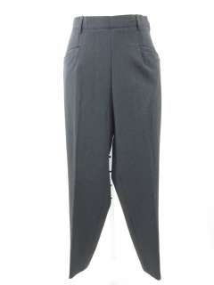 VERTIGO Dark Gray Pleated Trousers Pants Slacks Sz 42  