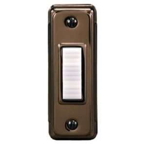  Basic Series Bronze with White Button Doorbell Button 