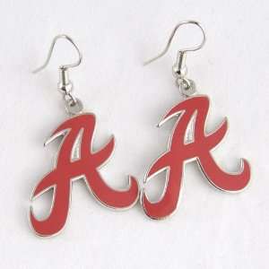  Alabama Crimson Tide Logo Wire Earrings