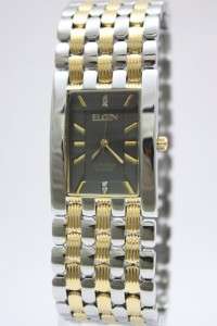   Two Tone Ultra Slim Diamond Dress Watch 26 mm x 35 mm FG190N  