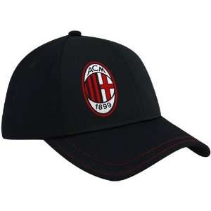  adidas AC Milan Black Club Team Adjustable Hat Sports 