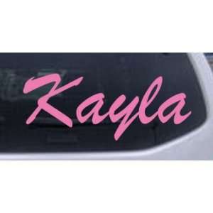   2in Pink    Kayla Car Window Wall Laptop Decal Sticker Automotive