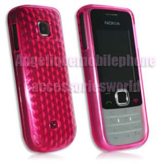 Diamond Pink GEL Skin Case Cover Protector Nokia 2730  
