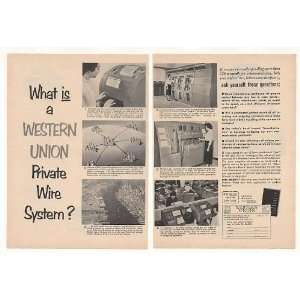  1954 Western Union Telegraph Private Wire System 2 Page 