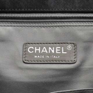 CHANEL Satin Quilted XL Flap Maxi Bag Purse Black CC  
