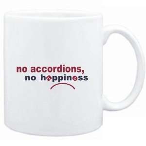  Mug White  NO Accordions NO HAPPINESS Instruments 