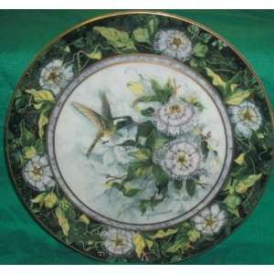  Franklin Mint Royal Doulton The White Eared Hummingbird Plate 
