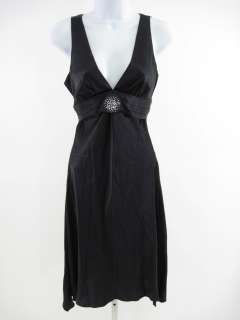 ALICE & TRIXIE Silk Black Sleeveless Dress Sz 8  
