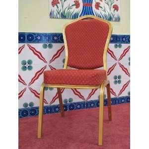  Winport Banquet Chair with Gold Finished Aluminum Frame 