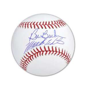   Bill Buckner and Mookie Wilson Autographed Baseball