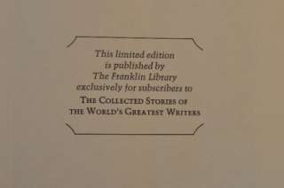   COLLECTED STORIES OF THE WORLDS GREATEST WRITERS Complete Set  