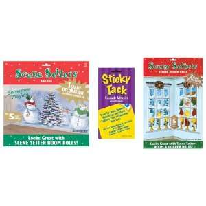  Christmas Wall Decorations (including Adhesive) Toys 