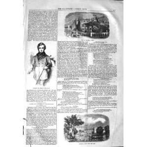  1842 NEWSTEAD ABBEY LAKE PORTRAIT CHARLES BULLER