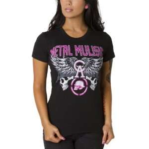 Metal Mulisha Ackerman Crew Womens Short Sleeve Sportswear Shirt 
