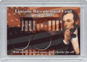 ABE LINCOLN BICENTENTIAL CASE, 2 HOLES, 2x3  