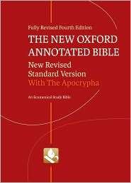 The New Oxford Annotated Bible with Apocrypha, (0195289552), Oxford 