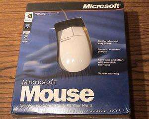 Microsoft Mouse Version 2.0 Windows 95 3.1 Serial PS/2 1996 Vintage 