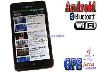 Screen Android 2.3.4 TV mobile phone cell HD2000 Unlocked GSM 