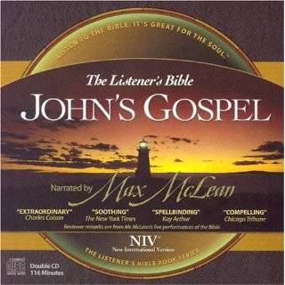 Listeners Bible NIV Johns Gospel by Max McLean ( Audio CD   Oct. 1 