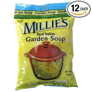 Millies Meals Garden Soup, 6 Ounce Packages (Pack of 12)  