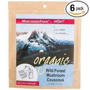 MaryJanesFarm Wild Forest Mushroom Couscous, 3.8 Ounce Bags (Pack of 6 